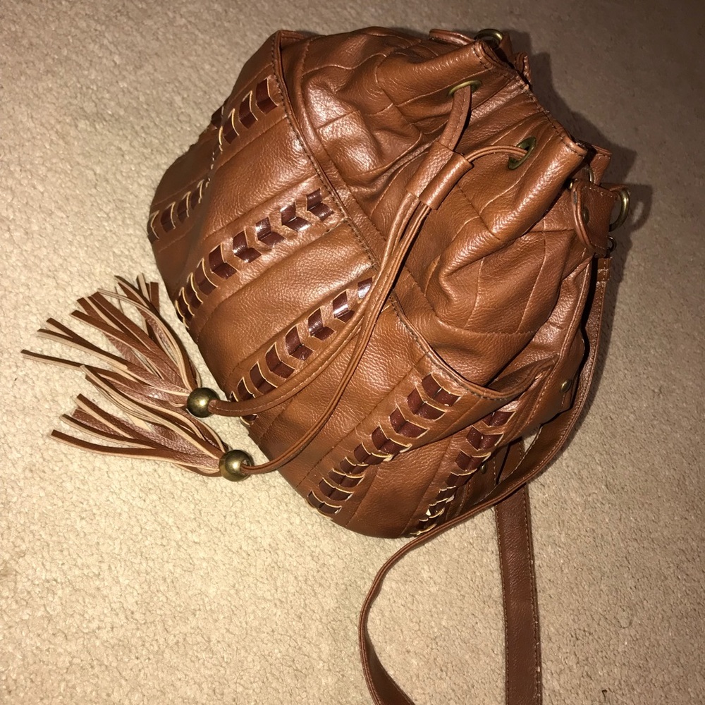 Crossbody Drawstring Bag